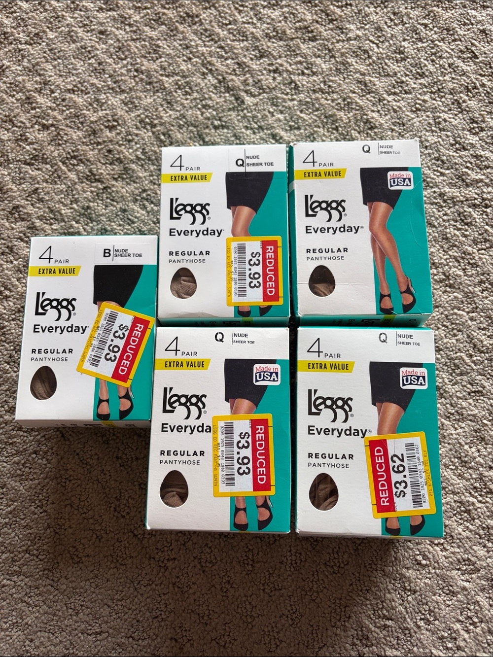 Everyday Regular Pantyhose - Multi packs, 5 boxes